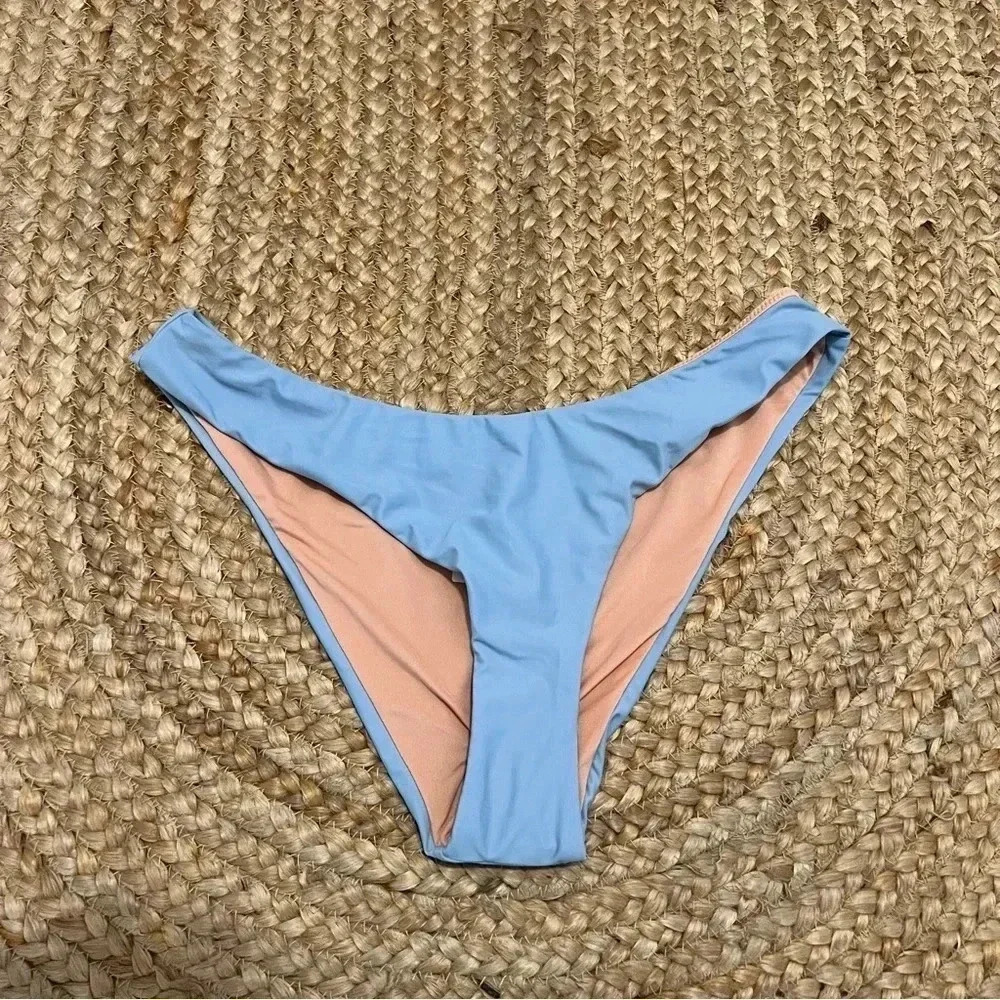 J crew bikini sz medium curved waist cheeky bikini bottom